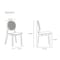 Manhattan Comfort Versailles Round Dining Chair in Nature Cane, Set of 2 DCCA11-NA - alternate 3